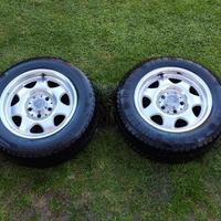 4 CERCHI IN LEGA MERCEDES + 4 GOMME