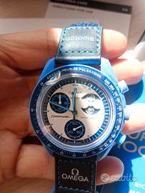 OMEGA SWATCH MISSION TO THE SUPER BLUE MOONPHASE