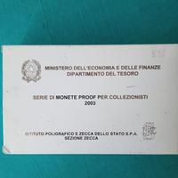 serie divisionale moneta euro 2003 proof