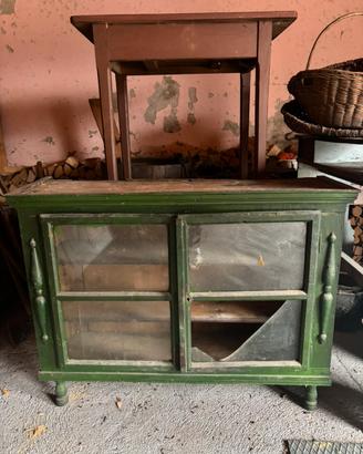 Mobile / credenza rustica in legno massello