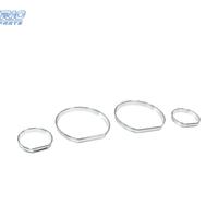 CERCHI CROMATI PER CRUSCOTTO STRUMENTI BMW E46