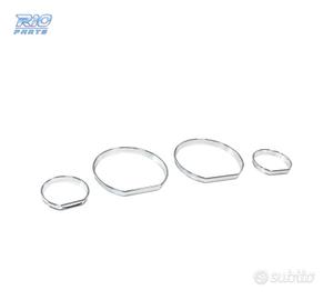 CERCHI CROMATI PER CRUSCOTTO STRUMENTI BMW E46