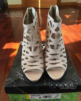 Sandali Sam Edelman originali in pelle color nudo
