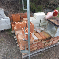 Parapetto provvisorio a morsa con con bascula nr.1