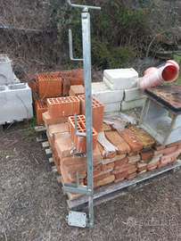 Parapetto provvisorio a morsa con con bascula nr.1