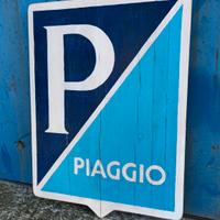 insegna logo scudetto piaggio vespa ape ciao 