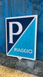 insegna logo scudetto piaggio vespa ape ciao 