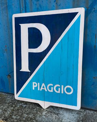 insegna logo scudetto piaggio vespa ape ciao 
