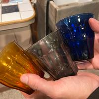 Bicchieri vetro colorati