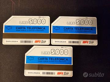 3 Carta Infinita SIP 5000 3 seriali consecutivi