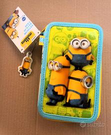Portapenne Minions originale per scuola con matite