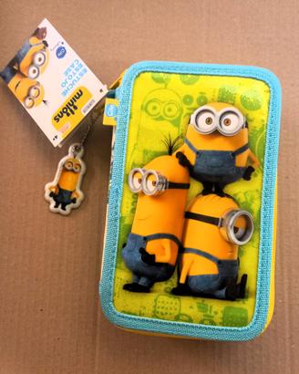Portapenne Minions originale per scuola con matite