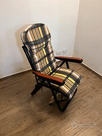 Poltrona sdraio pieghevole