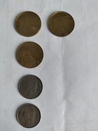 Belgio lotto 5 monete