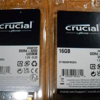 RAM Crucial 32GB (2x16GB) DDR4 3200