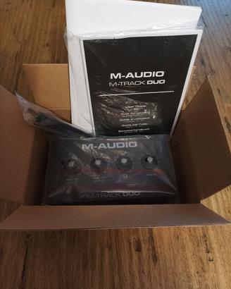Interfaccia audio. M-Audio M-Track Duo