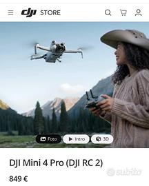 DJI Mini 4 Pro (DJI RC 2) – Pari al nuovo
