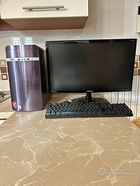 PC MSI i13 10^ gen. Monitor 24'' tastiera e mouse