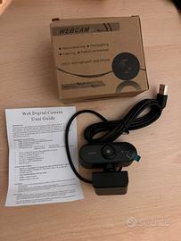 Webcam PC  usb Full HD 1080p regolabile