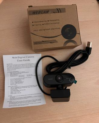Webcam PC  usb Full HD 1080p regolabile