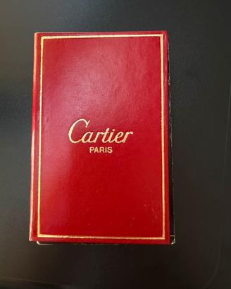 Accendino Cartier Vintage placcato oro con scatola