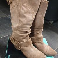 Stivali Country in pelle scamosciata N39