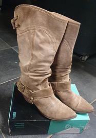 Stivali Country in pelle scamosciata N39