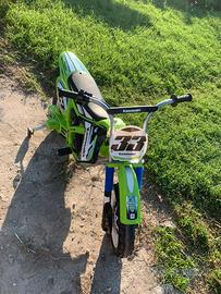 Motocross elettrica a batteria Kawasaki bambini