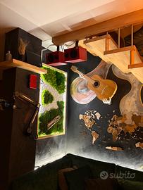 Quadro verde stabilizzato retroilluminato