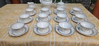 Servizio da the inglese fine porcellana 