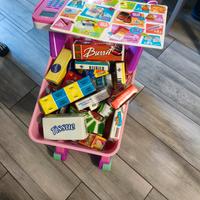 carrello di Barbie con scanner funzionante prodott