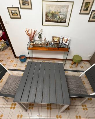 Set Tavolo e 2 Sedie da Giardino / Balcone