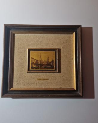 Quadro Vintage Trieste - Il Ponte Rosso