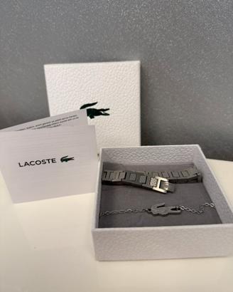 coppia di bracciali lacoste (uomo e donna)