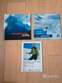 3 Fascicoli AINEVA neve e valanghe