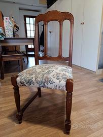  Sedie vecchie 5 pezzi 