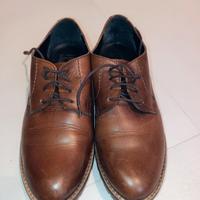 Scarpe inglesine in pelle