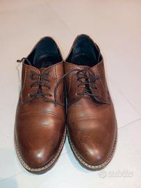 Scarpe inglesine in pelle