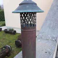 Comignolo fumaiolo in rame diametro 100 mm