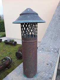 Comignolo fumaiolo in rame diametro 100 mm