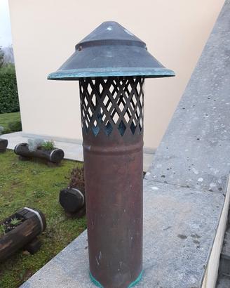 Comignolo fumaiolo in rame diametro 100 mm