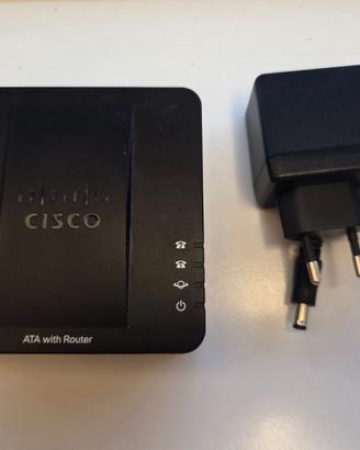 Cisco SPA122 VoIP Gateway con Router