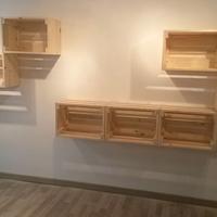 Cassetta in legno di abete massello