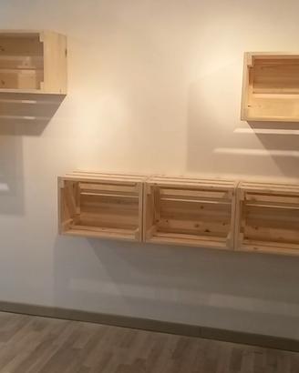 Cassetta in legno di abete massello