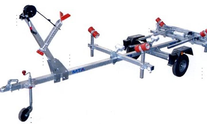 Carrello barca MTA 300 Kg Rimorchio senza freni