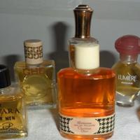 8 MINIATURE DI PROFUMO ORIGINALI anni 70/80 PIENE