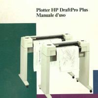 Plotter HP Draft Pro Plus A1 penne e pennarelli