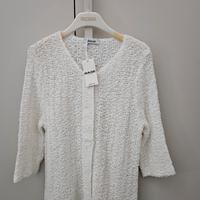 Cardigan in cotone e lino Base Milano 