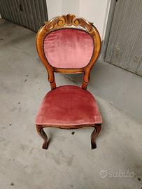 Sedie imbottite vintage