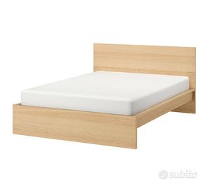 letto e rete IKEA Malm 160 x 200 - trattabile